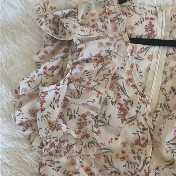 SHEIN Floral wrap dress with flutter sleeve - Picture 5 of 10